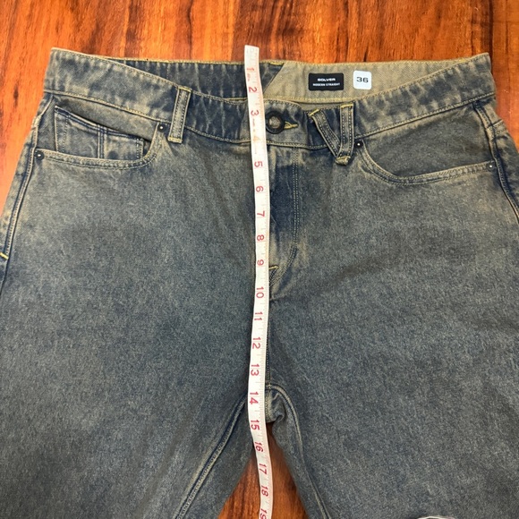 Volcom Solver Modern Straight Denim Pants Size 36 - Picture 11 of 12